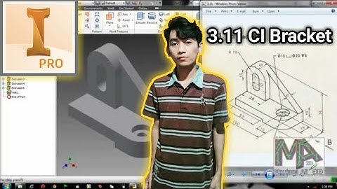 Tutorial Inventor 2013 - 3.11 CI Bracket