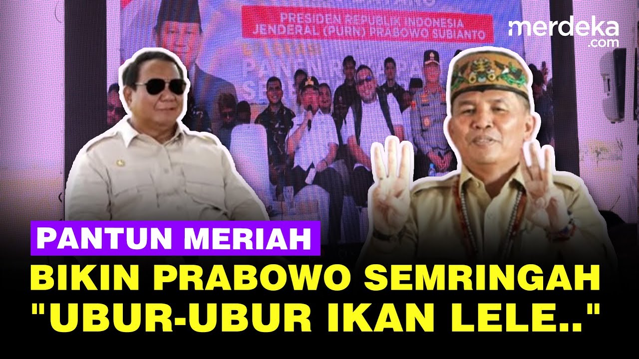 Pecah Pantun 'Ubur-Ubur Ikan Lele' Bikin Prabowo Semringah dari Gubernur Kalteng