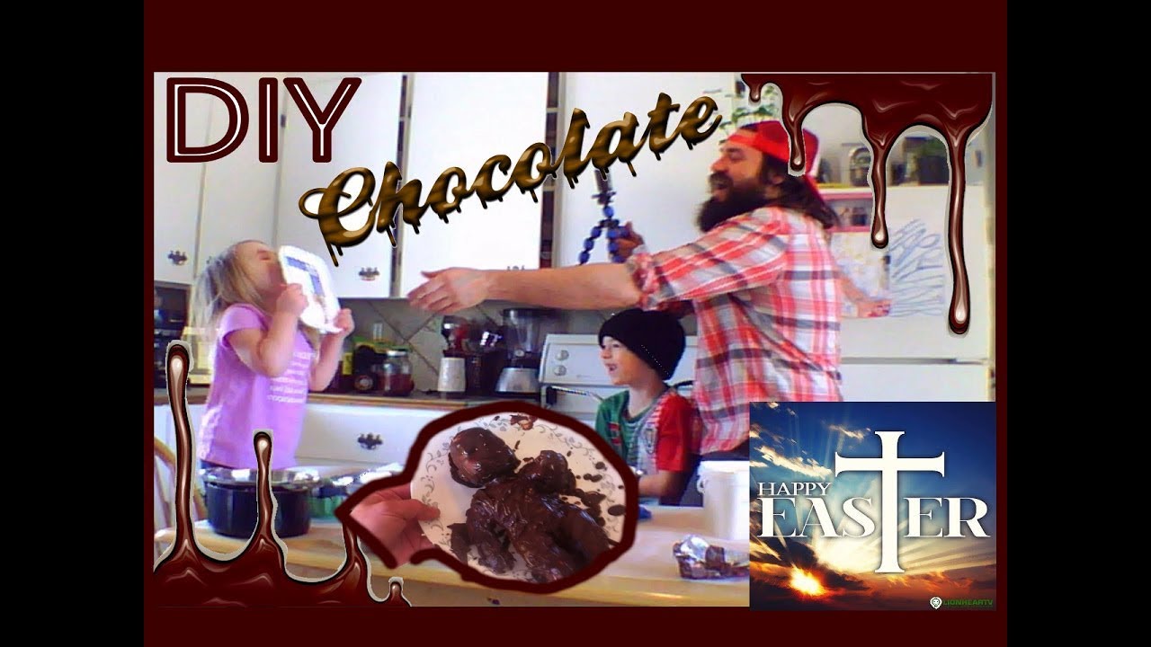 DON'T EAT THAT! - Cooking with kids - Trying to make chocolate surprise eggs with oceanhawktv - DIY