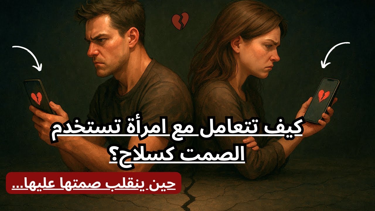 حين تصمت المرأة لتكسر الرجل… هكذا تجعلها تنهار في صمتها دون أن تنطق بكلمة!