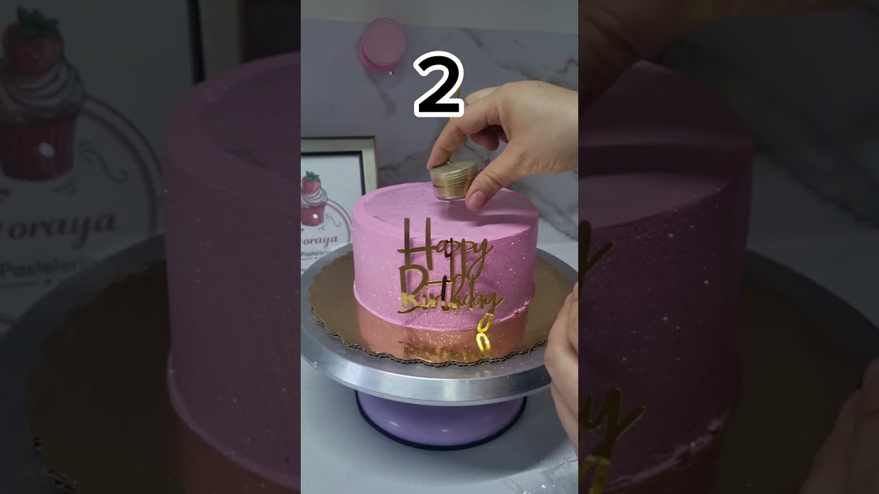 3 consejos para que el Glitter cake no falle.