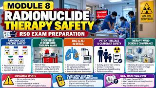 Module 8: Radionuclide Therapy Safety | RSO Exam Preparation | Code Blue, DAC & ALI