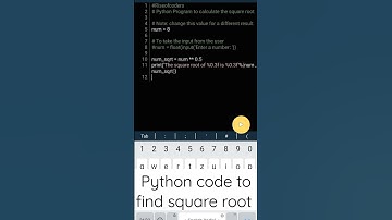 Python program to find square root|Riseofcoders|#shorts #python #programming #trending #coding