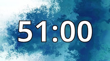 51 Minute Timer with Music | Abstract Timer