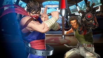 Marvel vs Capcom Infinite: Strider Hiryu and Spencer arcade playthrough