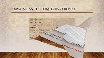 Les instructions et les opérateurs en algorithme