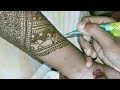 Bridal mehandi for hand