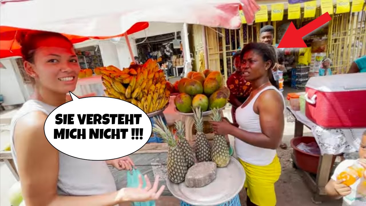 DAISY das 1. MAL ALLEINE auf dem TAIFA MARKET GHANA 😰