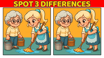 🧠🧩Spot the 3 Differences | Fun Illustration #124 {{ Extreme Hard }}