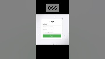 HTML + CSS + JAVA  login form #python #htmltutorial #html5 #css #css3 #java #javascript #webdesign