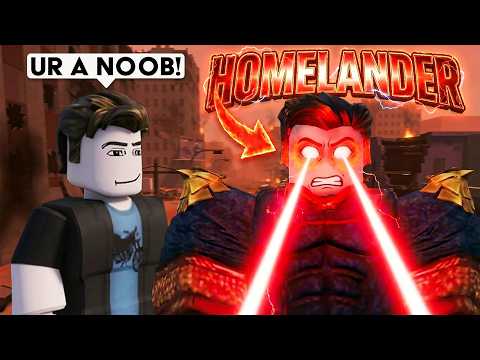 Bro Thinks He's Homelander (Roblox Evade Lander)