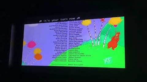 The Lorax credits but they’re on YTV