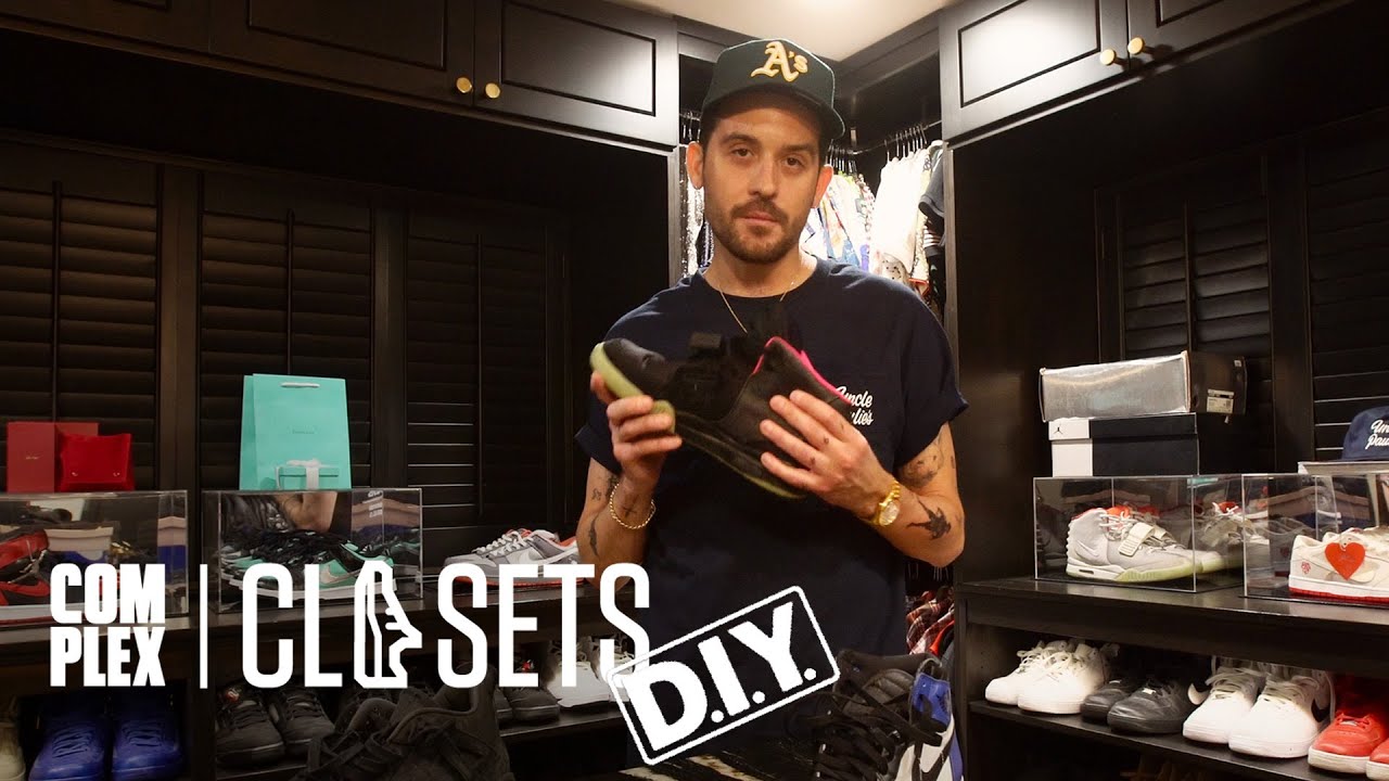 Yoghurt Grønne bønner sweater G-Eazy Shows Off Pigeon Dunks, Nike Mags, and More On Complex Closets -  YouTube