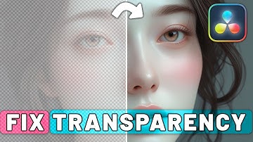 Fix TRANSPARENCY Changes In Fusion In Davinci Resolve