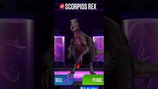 SCORPIUS REX HATCHING ANIMATION #shorts #short #jurassicworldthegame