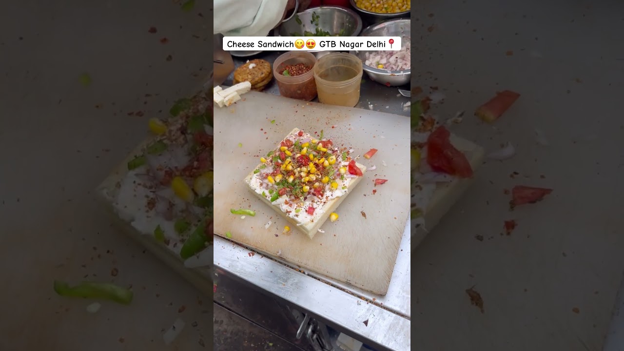 Cheese Grilled sandwich in delhi 🤤😍 ll Delhi street food - 