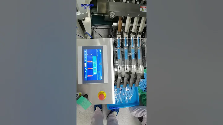 4 lane Stick Pack Checkweigher #packingmachine #machine #checkweigher