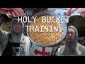 How to holy bucket training lower arm with maize grain