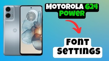 Motorola Moto G24 Power Font Settings || How to set custom font size and styling