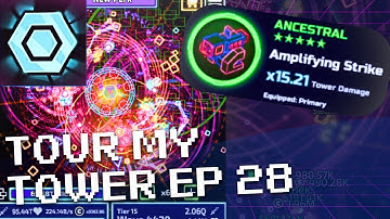 Tour My Tower Ep. 28 - New Card Mastery! 5 Star Modules (The Tower Idle Tower Defense)