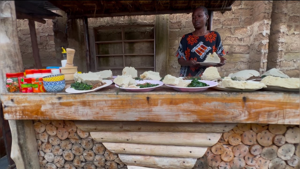 Huge Village Feast!🔥|Cooking Village-Style Sardines With Ugali &Fresh Veggies For 15 People!
