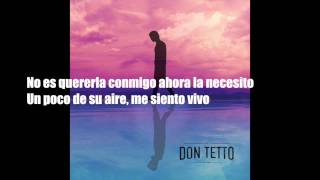 DON TETTO La cura (lyrics)
