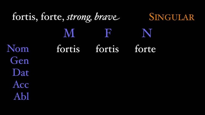 LATIN ADJ superlative LIS, latin mG