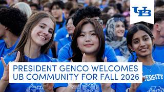 Welcome Back Message from President Genco | University at Buffalo