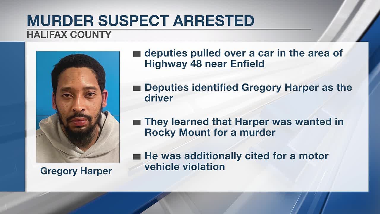 Rocky Mount murder suspect arrested in Halifax County - YouTube