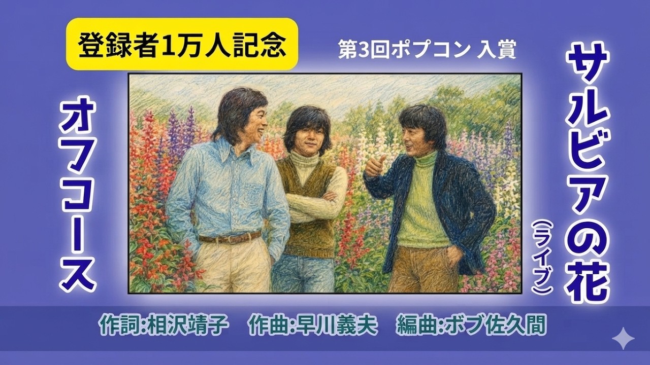 サルビアの花（ライブ）／オフコース 1971年【歌詞付】Salvia Flowers