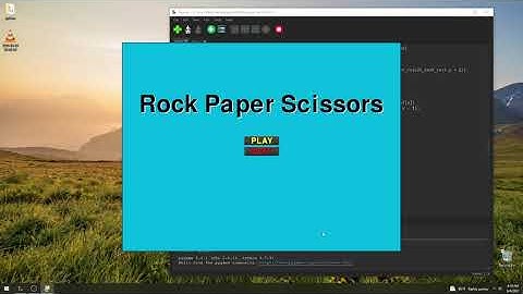 Programming (poorly) Rock Paper Scissors in Python with Pygame