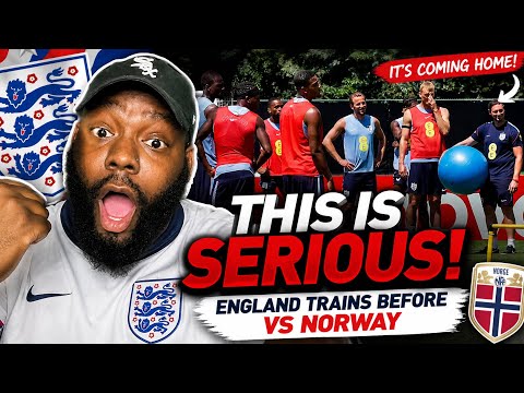 THIS IS SERIOUS! ENGLAND TRAINS BEFORE 2026 WORLD CUP MATCH VS NORWAY | ITS COMING HOME!