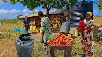 Finally Happened ! 🚰 Clean Water at Our Door Step + Cooking Authentic Village Food. 