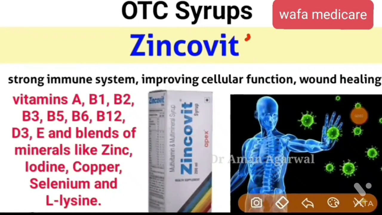 Aisa syrup jo aap ki har kami puri kar dega 😲💪 ...Zincovit syrup (multi vitamin) 