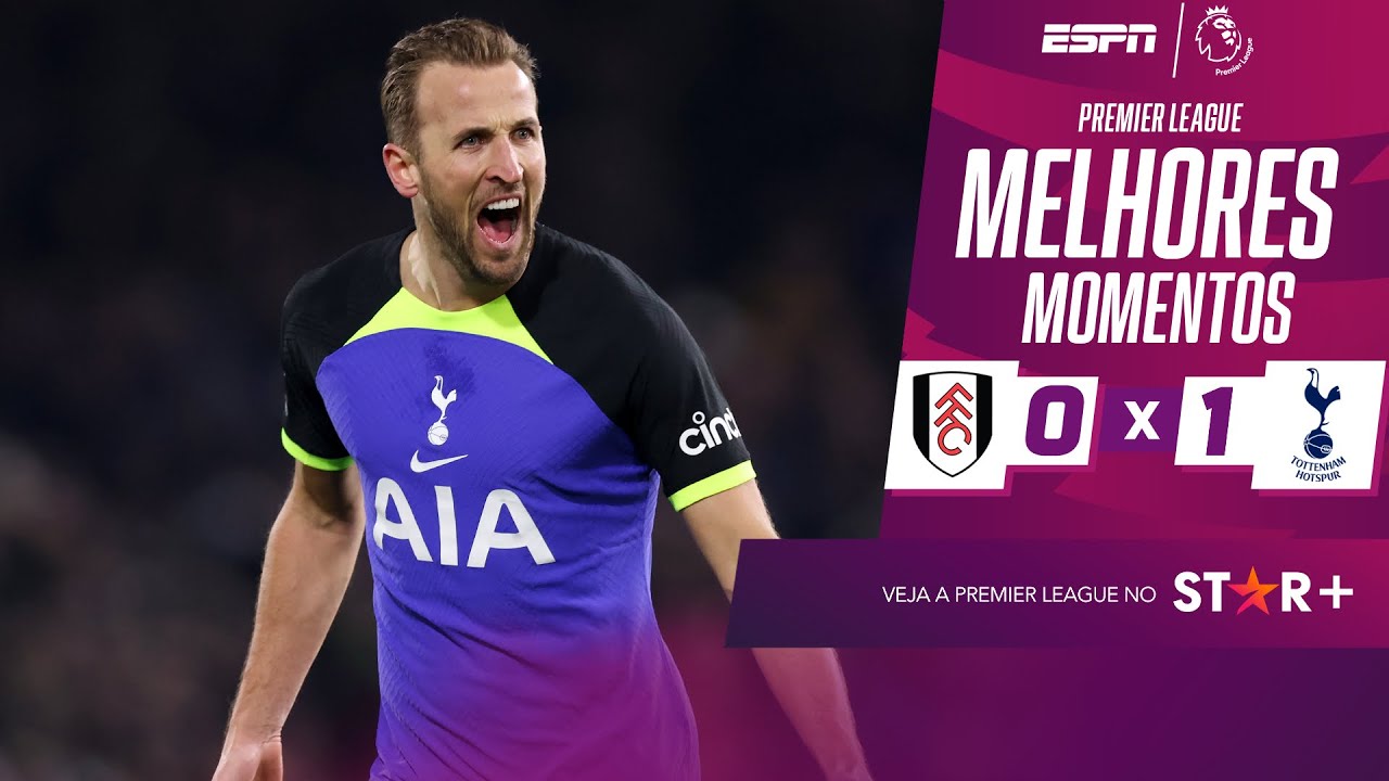 KANE SE TORNA O MAIOR ARTILHEIRO DA HISTÓRIA DO TOTTENHAM, QUE VENCE FULHAM DE WILLIAN E ANDREAS