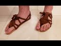 Making Ancient Roman Leather Sandals