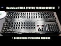 Overview eng sub techno system erica synths  sound demo percussive modules french