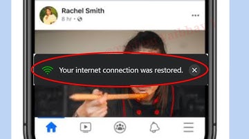 Fix Facebook Your internet connection was restored. Problem Solve In Fb