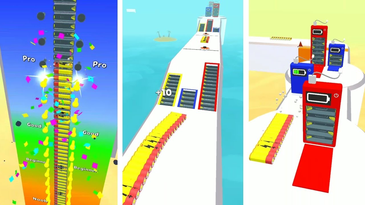 Battery Run in All Level Game Mobile Walkthrough New Trailer Update Gameplay iOS, Android DGHHHJK
