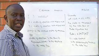 Chemical kinetics lesson 1 of 2 by Dr  Bbosa Science