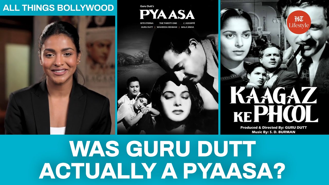 Was Guru Dutt Actually A Pyasa? | All Things Bollywood | Hindustan ...