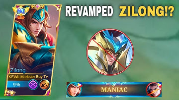 BEGINNER ZILONG ONE-SHOT BUILD!!! (MANIAC) | ZILONG ACTIVE PASSIVE 2023-MLBB
