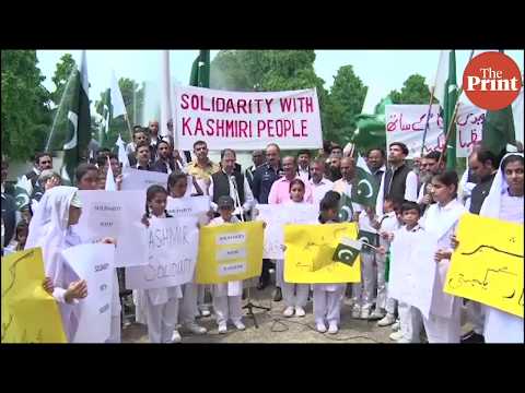 Pakistani diplomats, families stage Kashmir protest — inside high commission in Delhi