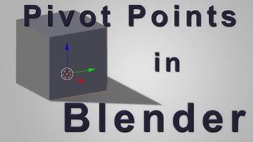 Blender Tutorial - All About Pivot Points in Blender
