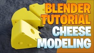 Cheese modeling - Blender Tutorial
