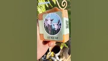 Soap Packaging Design Tip ⚪️🐐 (QR code stickers) #soapmaking