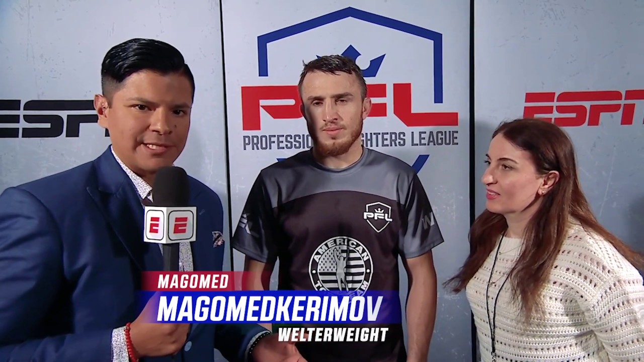 Magomed Magomedkerimov Earns A Submission Win to Start 2019 | PFL 1 2019 Post Fight Interview