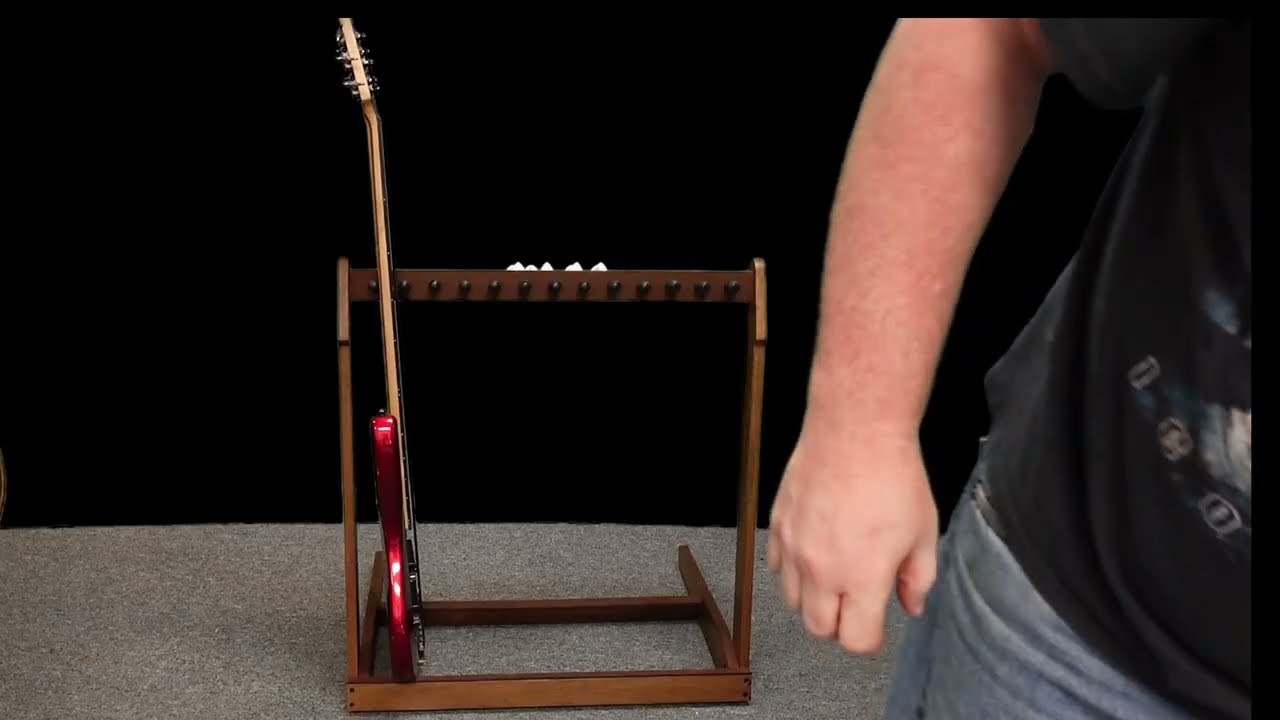 Augioth Wood Guitar Stand for Multiple Guitars! Sturday/Durable For Best Price Link In Description.
