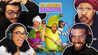 Berleezy Tests Friendships In Rubber Bandits (Goofy Game)
