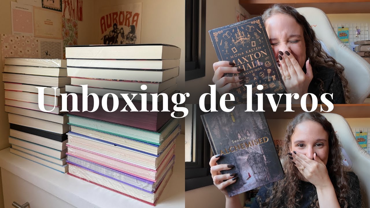 UNBOXING DE LIVROS NOVOS | book haul